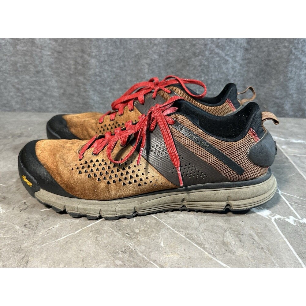 SALE! Danner Men's Trail 2650 Brown/Red Lightweight 3" Hiking Shoe 11.5D